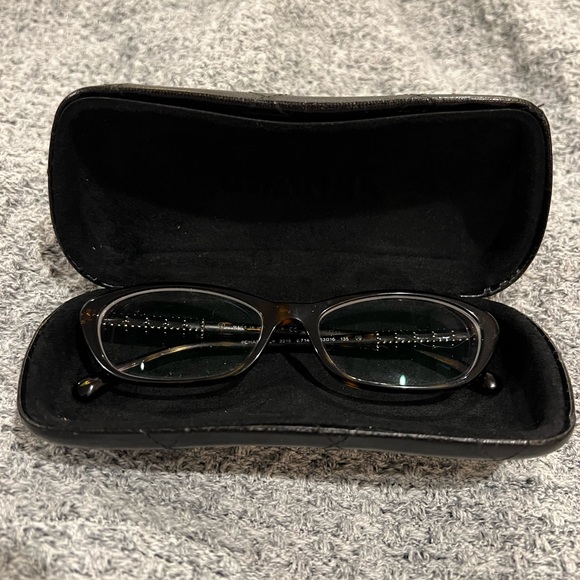 Rare Authentic Chanel 3215 c.714 Tortoise Gold 53mm Glasses Frames Italy RX-able - Picture 2 of 8